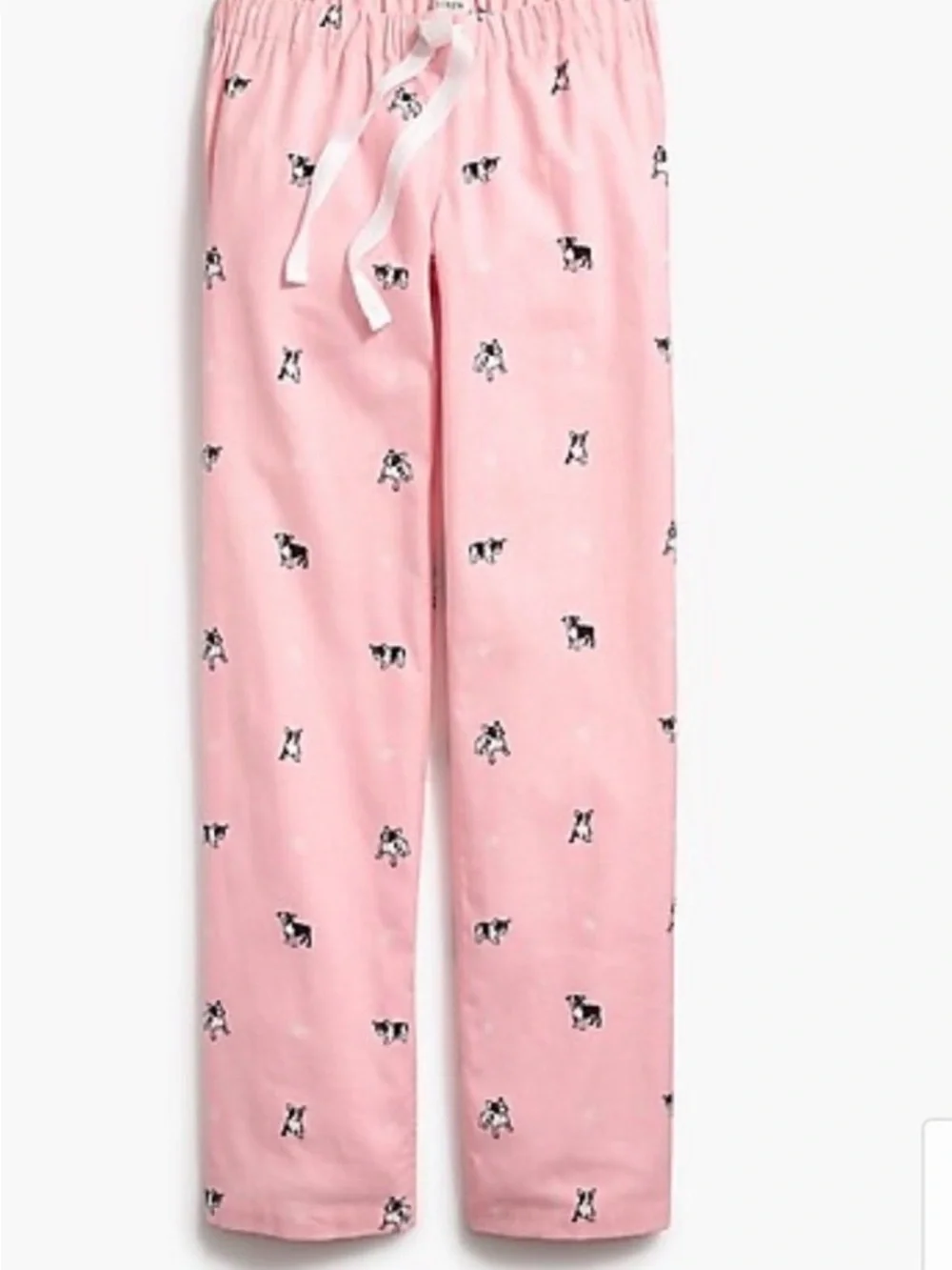 J. Crew Pink Dog-Print Lounge Pants - Picture 2 of 7